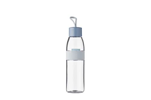 Mepal Trinkflasche Ellipse Nordic blue – 500 ml Inhalt – auch für kohlensäurehaltige...