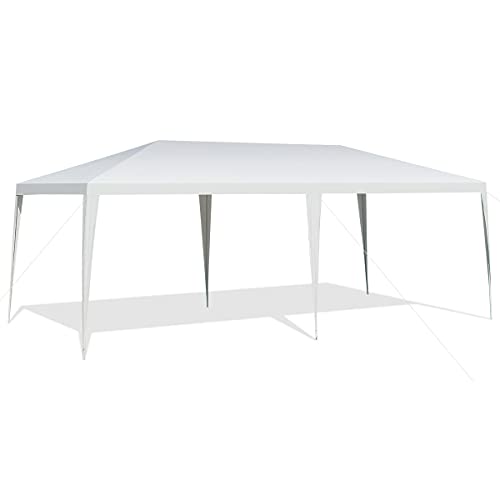 GOPLUS Pavillon 3x6m Weiß