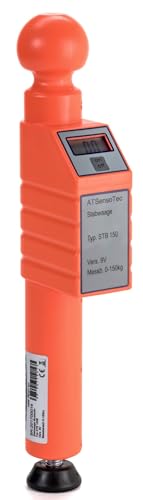 ATSensoTec Digitale Stützlastwaage bis 150kg (orange) - Caravaning Testsieger