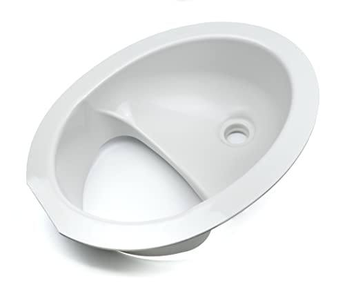 KLOGO Trenneinsatz für Trockentrenntoilette - Urin-Separator für DIY Trenntoilette inkl....