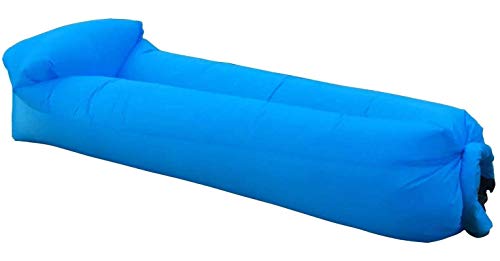 Luxloyala 00548 Aufblasbares Sofa,Luftcoach Hochwertige Wasserdichtes luftsofa, Blau