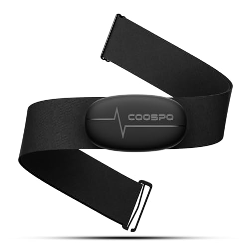 COOSPO H6M Herzfrequenzmesser Pulsgurt Brustgurt Bluetooth ANT+ Konnektivität,...