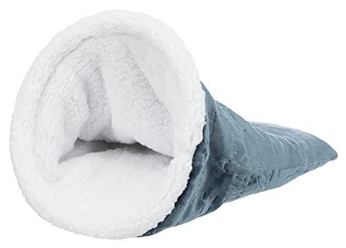 TRIXIE 36391 Kuschelsack Paul, ø 40 × 60 cm, blau/weiß