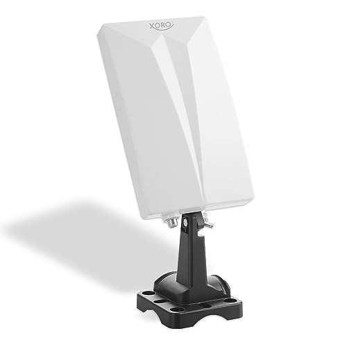 XORO DVB-T2 Antenne HAN 600 mit eingebautem Verstärker, LTE 4G Filter, Rauschfilter, für...