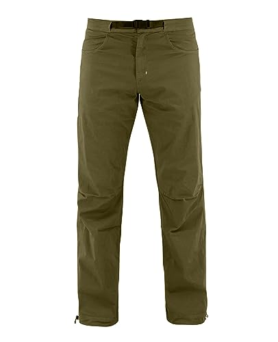 Café Kraft Herren Ira Pants Boulderhose Kletterhose Climbing (S, Forest Green)