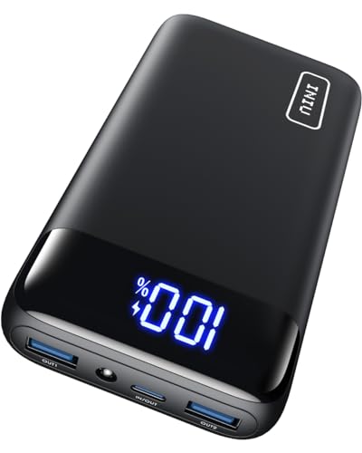 INIU Power Bank, 22,5W Powerbank Klein Aber Stark 20000mAh (USB C Input & Output), PD 3.0...