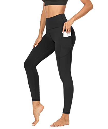 DDOBB Sport Leggings Damen High Waist Mit Taschen Bauchweg Sportleggins Gym Sporthose...