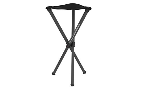 Walkstool - Modell Basic - Schwarz - 3-Beiniger Klapphocker aus Aluminium - Sitzhöhe 60...