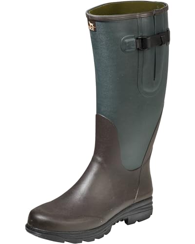 Parforce Gummistiefel mit Neoprenfutter NEO-2 Oliv/Braun 43