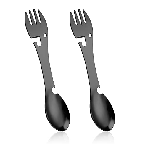 TSHAOUN 2 Stücke Göffel 5 in 1 Spork