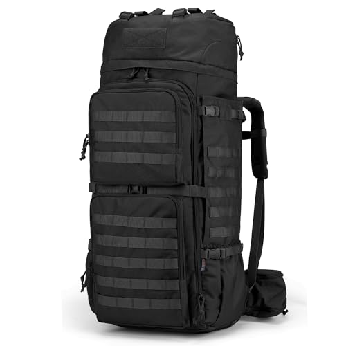 Mardingtop 75L Taktischer Rucksack Trekkingrucksack mit Regenhülle，MOLLE-system...