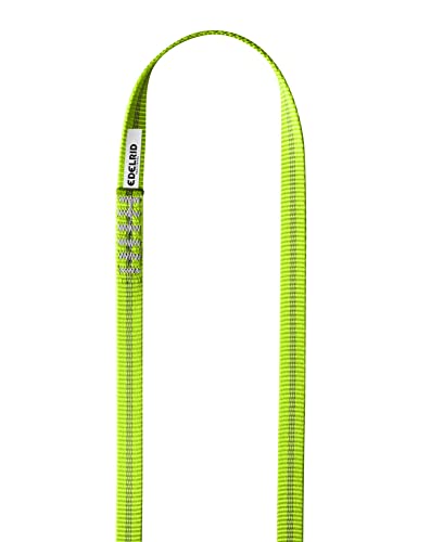 Edelrid Unisex – Erwachsene PES Sling 16mm Bandschlinge, neon Green (499), 60 cm