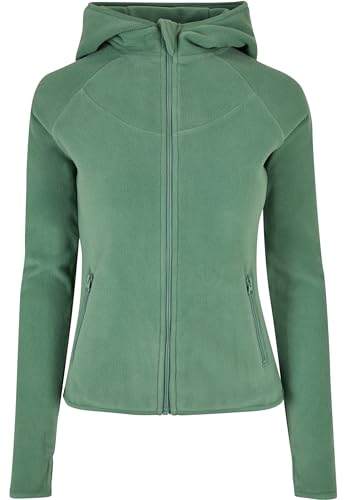 Urban Classics Damen Ladies Polar Fleece Zip Hoody Sweatshirt, Salvia, L EU