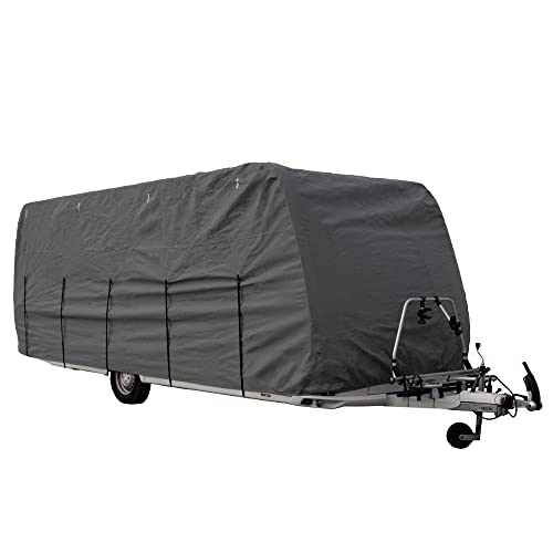 HAFIX Wohnwagen Wohnmobil Schutzhülle Cover Caravan Ganzgarage Abdeckplane 3-lagig....