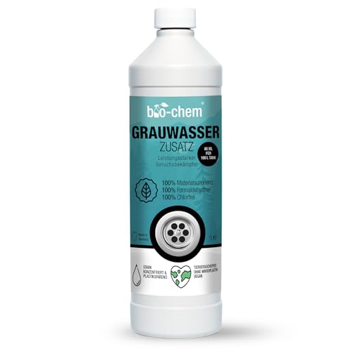 bio-chem Grauwassertank-Zusatz - 1000 ml Konzentrat - Tank-Reiniger für Schmutzwasser-,...