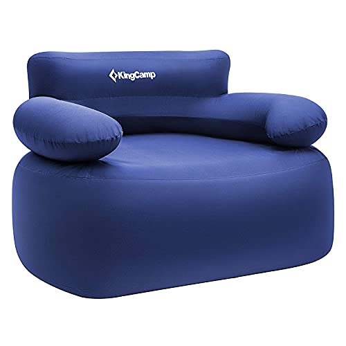 KingCamp Camping Luftsofa Luftsessel aufblasbar mit Fußpumpe 108 x 78 x 70