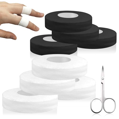 4 Rollen Weiß Fingertape Stark, Wasserfeste Klettertape, Hautfreundliches Sporttape für...