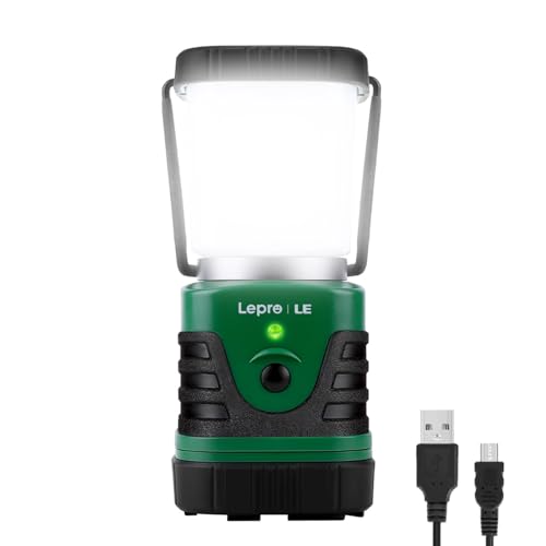 LE LED Campinglampe Tragbar, Superhell wiederaufladbare Suchscheinwerfer mit Bügel und...