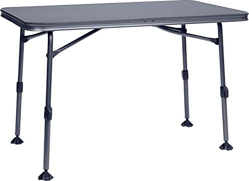 BERGER Molveno Campingtisch - Klapptisch Höhenverstellbar 115 x 70 cm Alu Campingtisch...