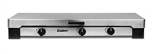 Enders® Campingkocher BRISBANE 3 Z, Gaskocher, 3-flammig, aus Edelstahl, Edelstahlbrenner...