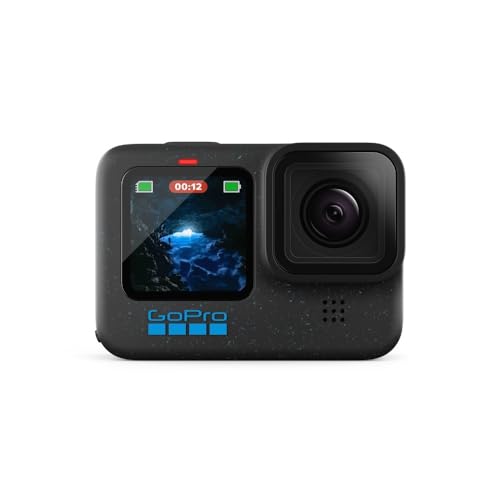 GoPro HERO12 Black – wasserdichte Action-Kamera mit 5,3K60 Ultra HD-Video, 27 MP Fotos,...