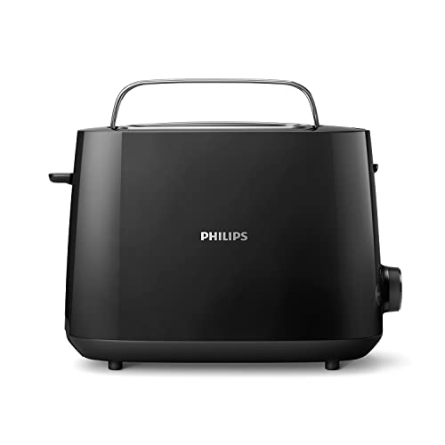 Philips Toaster – 2 Toastschlitze, 8 Stufen, Brötchenaufsatz, Auftaufunktion,...