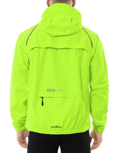 BALEAF Fahrradjacke Herren Regenjacke Wasserdicht Atmungsaktiv Wanderjacke Windbreaker...