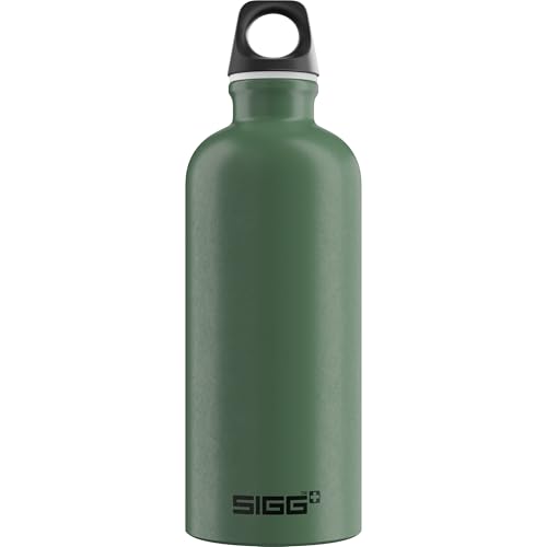 SIGG - Alu Trinkflasche - Traveller Leaf Green - Klimaneutral Zertifiziert - Für...