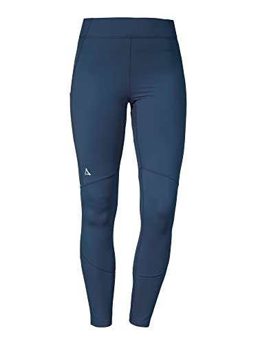 Schöffel Damen Tight Imada L, Wanderleggings mit integrierter Handytasche, Sportleggings...