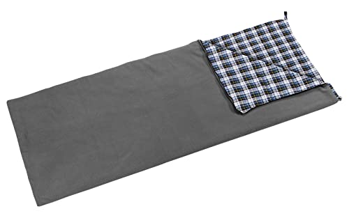 Berger Deckenschlafsack Fleece Comfort, grau, Maße (LxB): 210 x 80 cm
