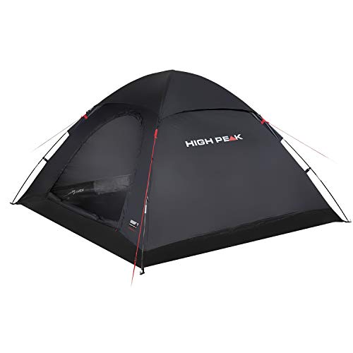 High Peak Kuppelzelt für 4 Personen Campingzelt Igluzelt 1500mm wasserdicht, Festivalzelt...