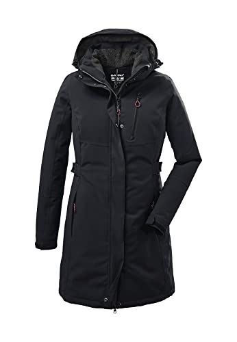 Killtec Damen Parka Funktionsparka mit abzippbarer Kapuze KOW 165 WMN PRK wasserdicht,...