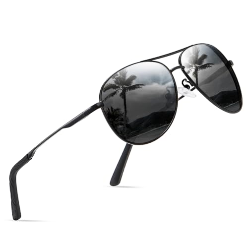 wearPro Sonnenbrille-Herren-Damen-Polarisiert Premium Metallrahmen Sonnenbrillen Unisex...