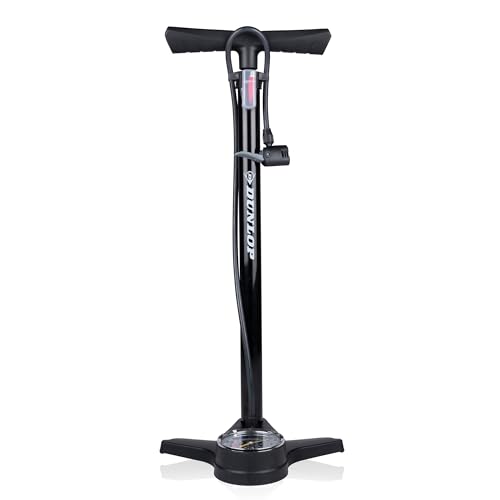 Dunlop Fahrradpumpe mit Manometer