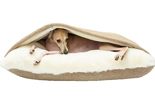 Hundeschlafsack, Waschbares Hundebett Orthopädisch mit Decke, Warmes Schlafsack Hund mit...