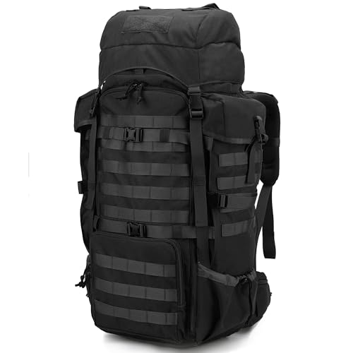 Mardingtop 70L Militär Rucksack Trekkingrucksack mit Regenschutz Wanderrucksack im Freien...