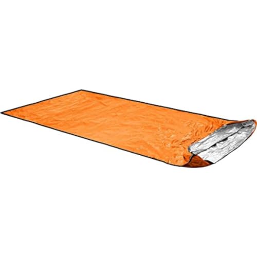 Ortovox Unisex – Erwachsene Bivy Ultralight Biwaksack, Shocking Orange, 235 x 110 cm...