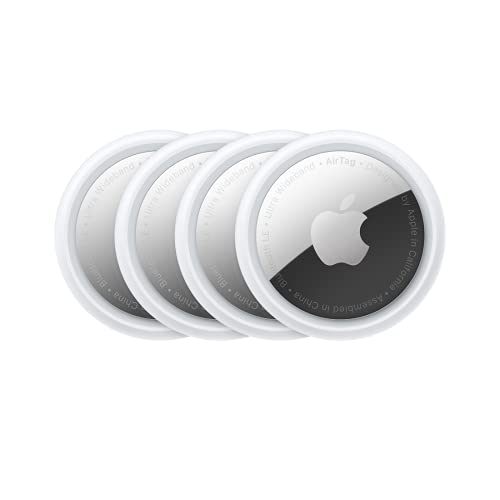 Apple AirTag 4er Pack - Finde und behalte Deine Sachen im Blick: Schlüssel, Geldbörsen,...