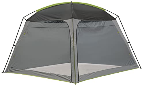 High Peak Unisex – Erwachsene Pavillon 3x3m, hellgrau-dunkelgrau-Lime, Einheitsgröße