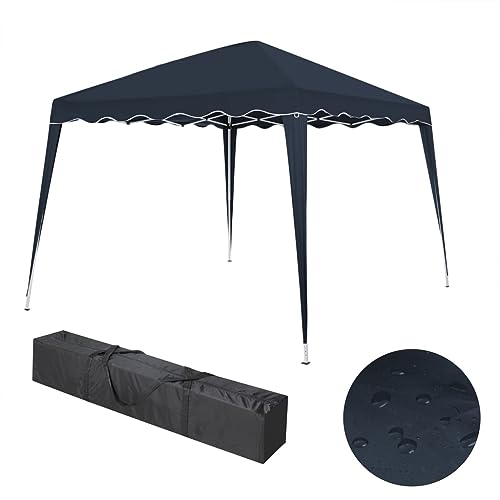 Faltbarer Pavillon 3x3m inkl. Tasche | wasserabweisend, UV 50+ Schutz | Pop Up Zelt,...