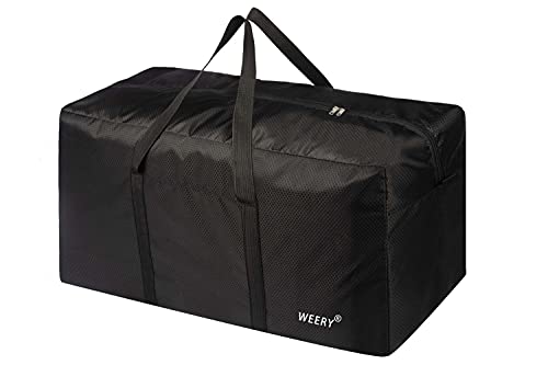 WEERY Reisetasche, 96L Groß Wasserdicht Reisetaschen, Leichte Faltbare Duffel Taschen...