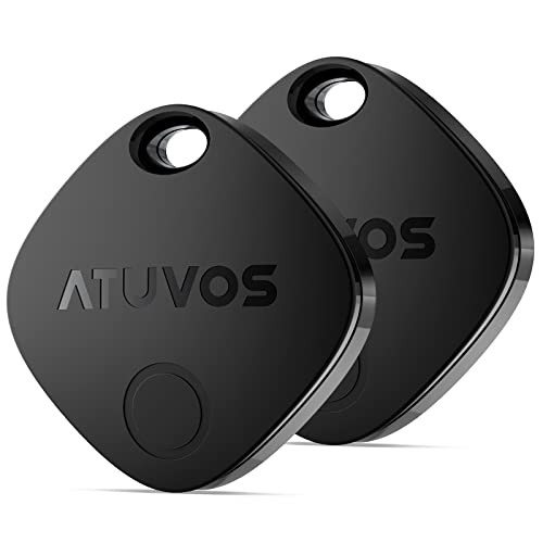 ATUVOS Schlüsselfinder KeyFinder 2er Pack, Smart Tracker Tag Kompatibel mit Apple Wo ist?...