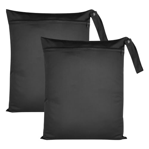 Svalor 2 Stück Nasstasche,30 cm x 36 cm Wetbag Schwimmsachen wasserdichte Wet Bag mit...