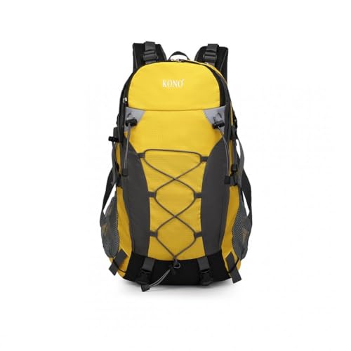 KONO Wanderrucksack 40L Outdoor Bergsteiger-Rucksack Wasserdichter Wanderrucksack Leicht...