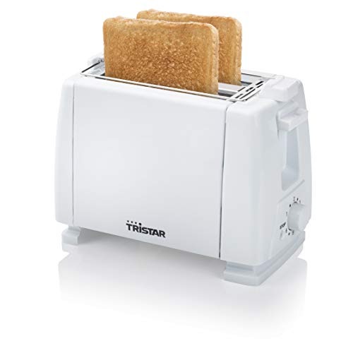 Tristar BR-1009 Toaster, 650 Watt, für 2 Toast-Scheiben 2 kurze Schlitze, 6...