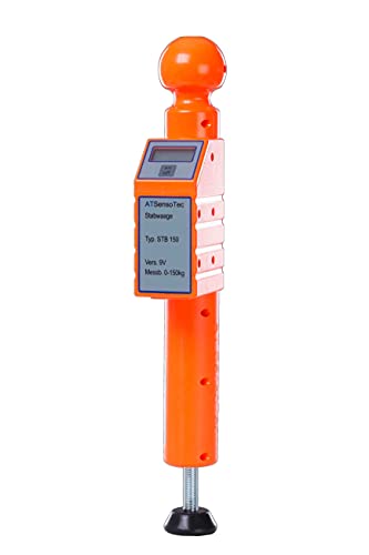 ATSensoTec Digitale Stützlastwaage bis 150kg (orange) - Caravaning Testsieger