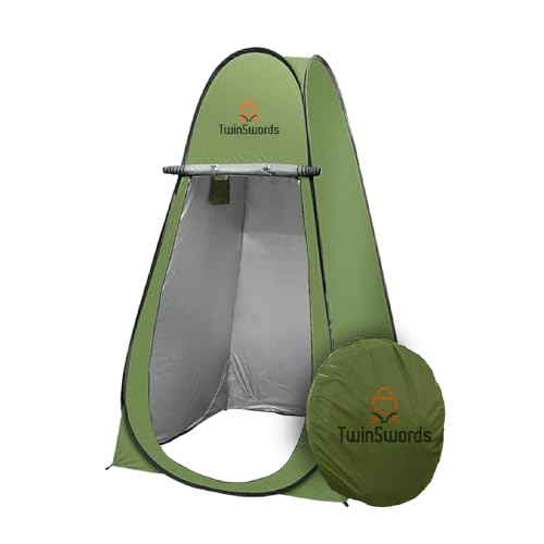 TwinSwords Pop up Umkleidezelt Toilettenzelt, Camping Duschzelt Mobile Outdoor...