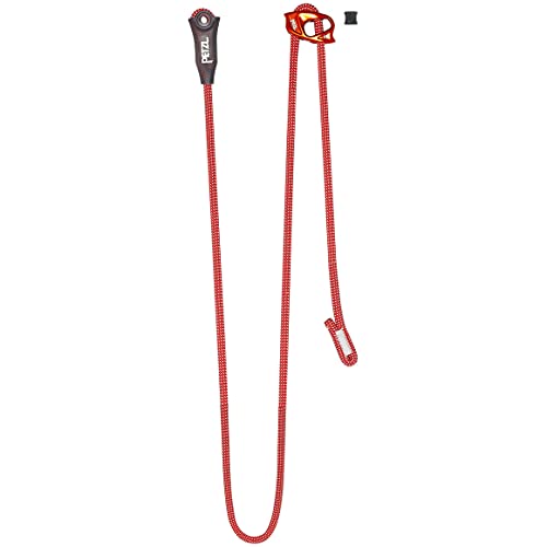 PETZL Unisex – Erwachsene Dual Connect Adjust Verbindungsmittel zur Selbstsicherung, Orange, 95 cm