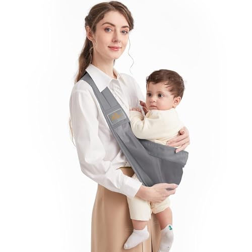 Tragetuch Baby, Mumgaroo Babytrage Neugeborene ab Geburt, On the Go Multifunktionale, für...