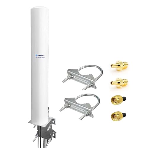 Maswell 5G 4G LTE Antenne Outdoor, 2X2 MIMO 700-6000MHz, bis zt 4,5 dBi Mobilfunk Externe...
